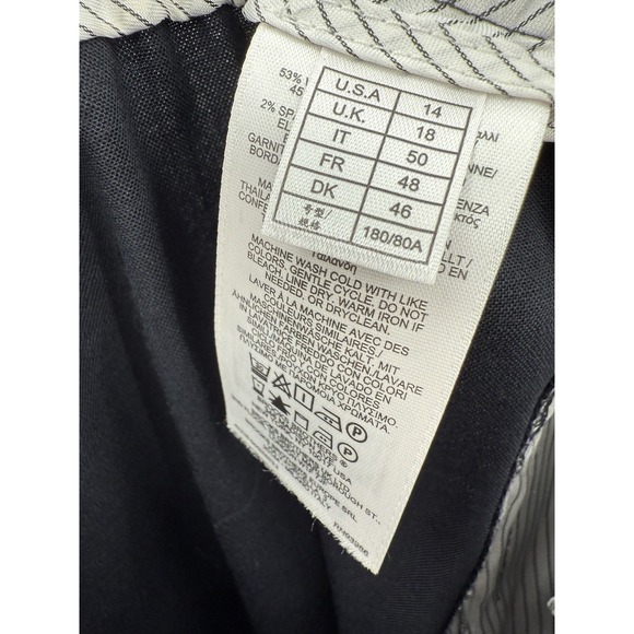 Brooks Brothers Red Fleece‎ Black Pants Womens Size 14 Red Stripe - Picture 5 of 7